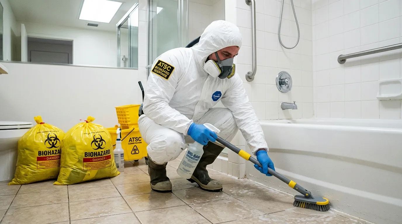 Decontamination equipment deployed for Blood Cleanup in Chatham